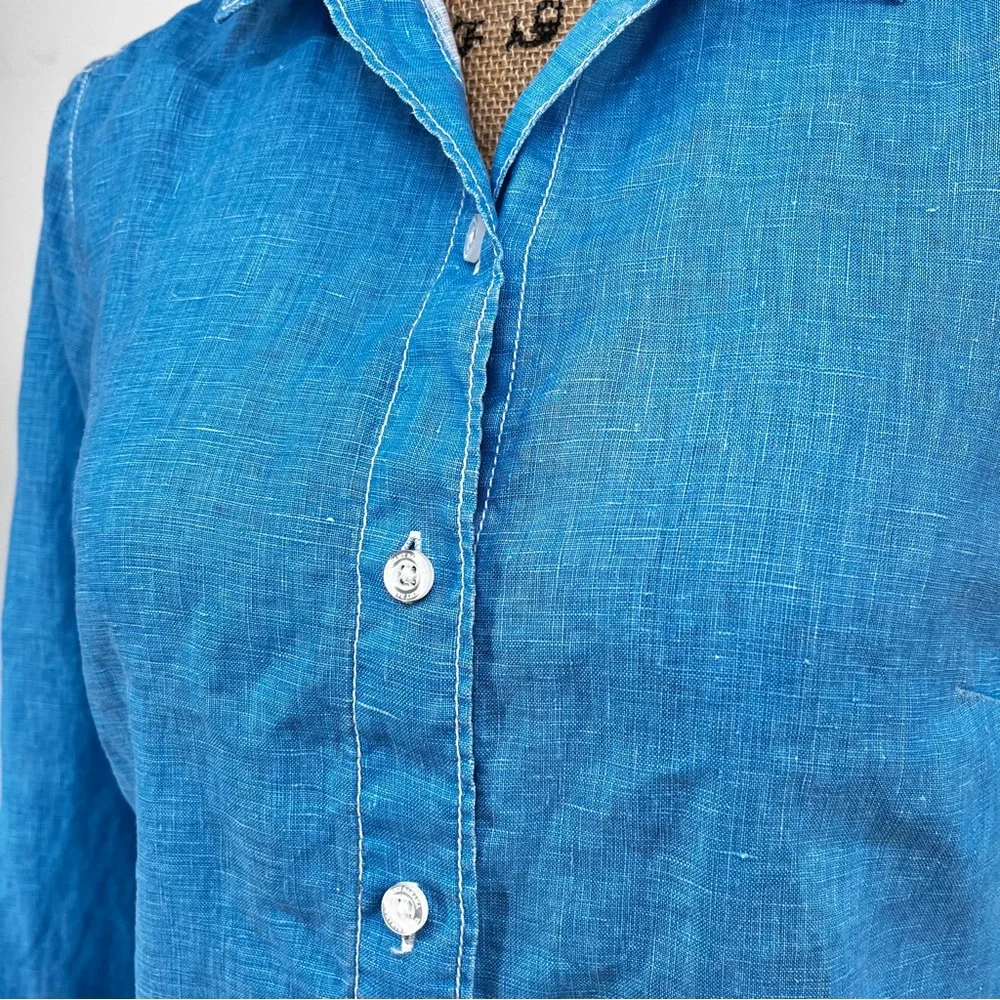 Tommy Bahama Teal and Denim Button Down Shirts - Picture 7 of 16